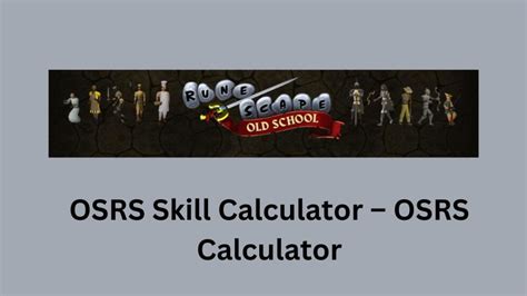 osrs skill calc